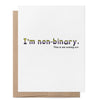 Nonbinary Coming Out LGBTQ+ Grußkarte by That Queer Card Co