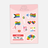Pride Stickerbogen – Bunte LGBTQIA+ Aufkleber – ProudYou