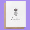Grußkarte „Diamonds Are a Girl’s Best Friend“ – Freche Karte – ProudYou