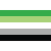 Pride Flagge Aromantisch (Aromantic) – 90 × 150 cm – ProudYou