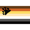 Pride Flagge Bear – 90 × 150 cm – ProudYou