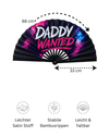 XXL Pride Fächer "Daddy Wanted" – 68 cm Handfächer mit Bambusrippen & lautem Klack-Effekt – ProudYou