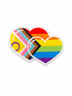 Doppelherz Patch – Progress Pride Statement zum Aufbügeln – ProudYou