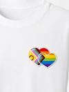Doppelherz Patch – Progress Pride Statement zum Aufbügeln – ProudYou
