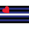 Pride Flagge Leather – 90 × 150 cm – ProudYou