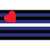 Pride Flagge Leather – 90 × 150 cm – ProudYou