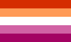 Pride Flagge Lesbisch (Lesbian) – 90 × 150 cm – ProudYou
