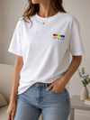 Handmade Shirts | "Love is Love" Oversize Bio-Baumwoll T-Shirt mit Stickmotiv – ProudYou