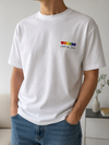 Handmade Shirts | "Love is Love" Oversize Bio-Baumwoll T-Shirt mit Stickmotiv – ProudYou