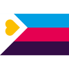 Pride Flagge Polyamor (Polyamory) – 90 × 150 cm – ProudYou