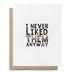 Ich habe sie sowieso nie gemocht, LGBTQ+ Break Up Divorce Card by That Queer Card Co