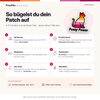 Pussy Power Katzen Patch – Lesbian Pride Aufnäher zum Aufbügeln