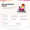Pussy Power Katzen Patch – Lesbian Pride Aufnäher zum Aufbügeln