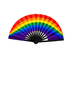 XXL Pride Fächer "Rainbow" – 68 cm Handfächer mit Bambusrippen & lautem Klack-Effekt – ProudYou