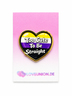 Exklusiver Non-Binary Herz Pin „Too cute to be straight“ – Gold-Edition – ProudYou