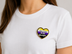 Exklusiver Non-Binary Herz Pin „Too cute to be straight“ – Gold-Edition – ProudYou