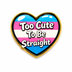 Exklusiver Trans-Pride Herz Pin „Too cute to be straight“ – Gold-Edition – ProudYou